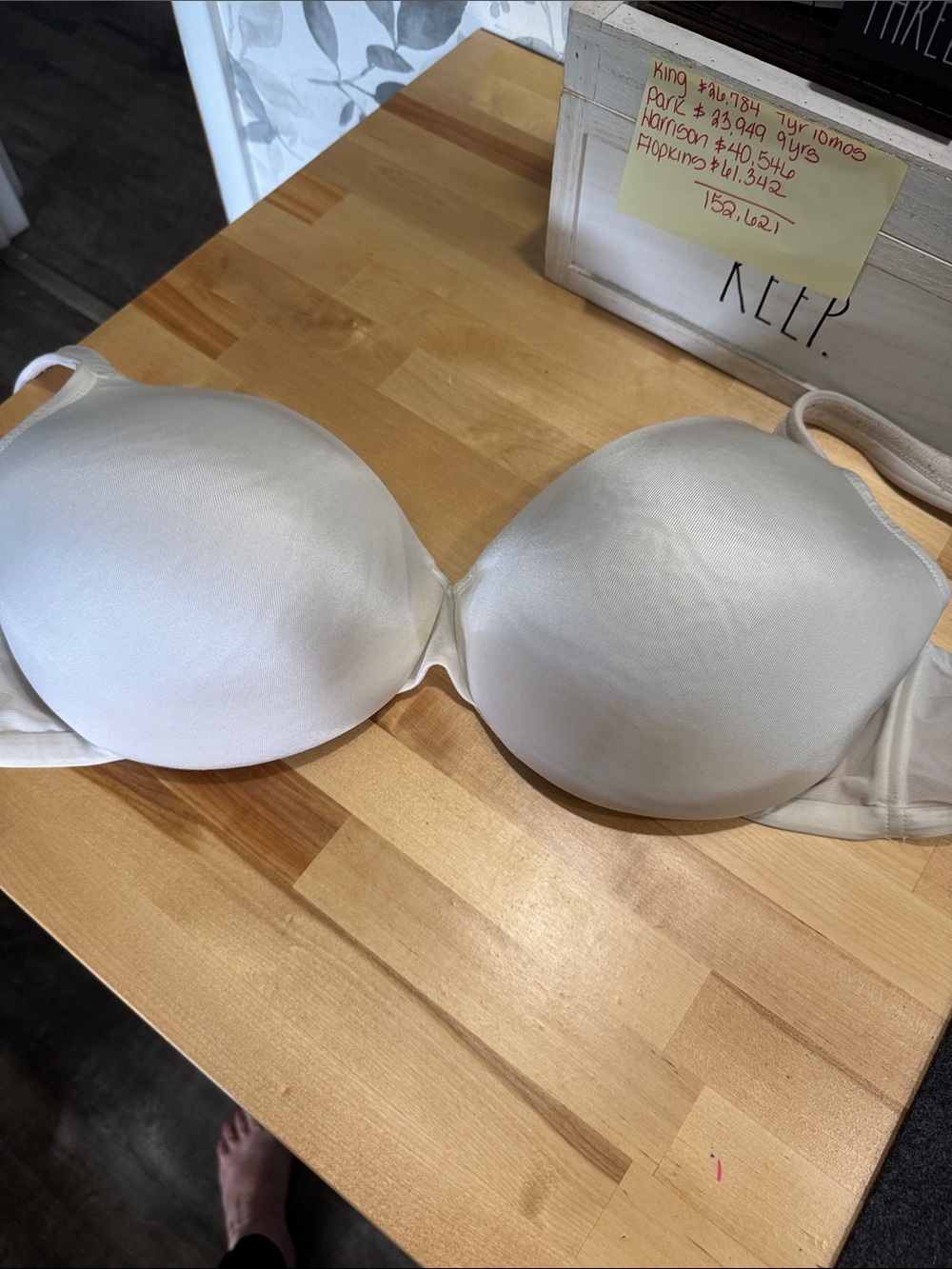 Cacique Smooth Light Cream T-Shirt Bra with Underwire